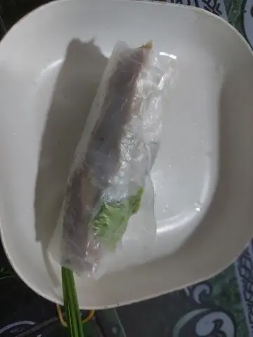 Hình ảnh gỏi cuốn chả cá