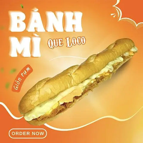 Hình ảnh Bánh Mì Que Truyền Thống Phô Mai Trứng