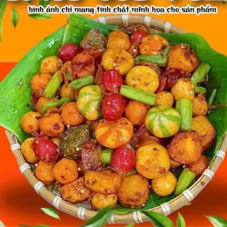 Hình ảnh Cá viên chiên sốt chua ngọt Hàn Quốc