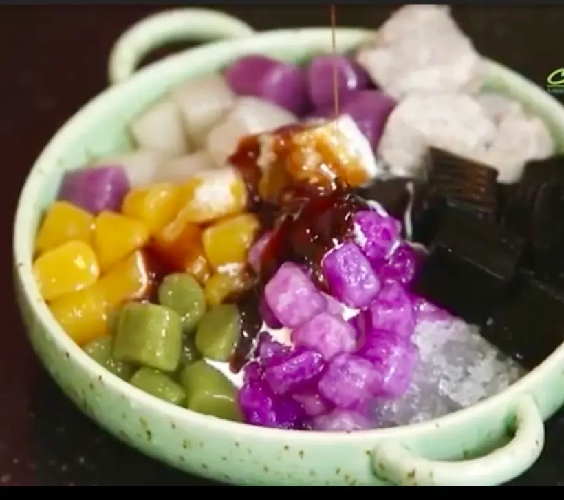 Hình ảnh Chè khoai dẻo sữa lạnh