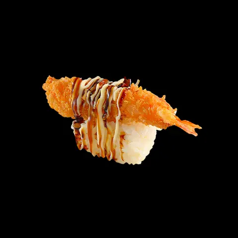 Hình ảnh Nigiri Ebi Tempura -Nigiri Tôm Chiên (2 viên)