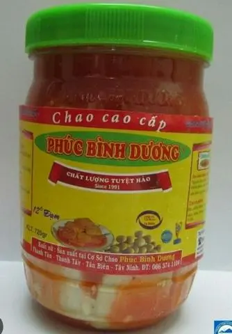 Hình ảnh Chao Phúc Bình Dương 720ml