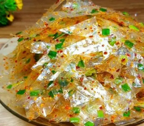 Hình ảnh Bánh tráng dẻo trộn mỡ hành 
