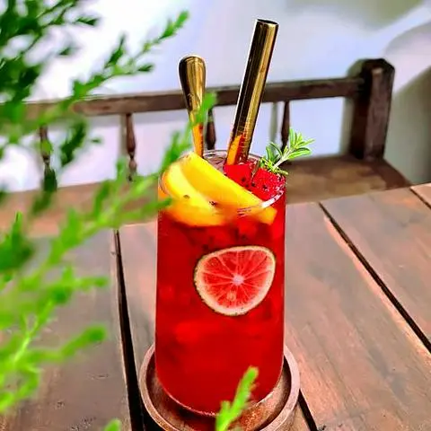 Hình ảnh Trà chanh đào hồng