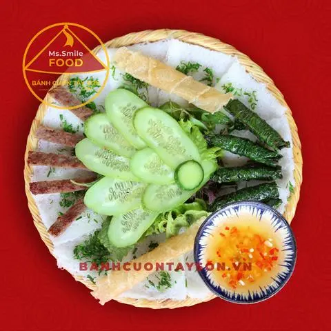 Hình ảnh Bánh hỏi Nem nướng lụi bò