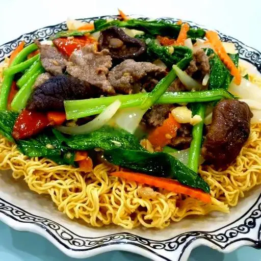 Hình ảnh Mì giòn xào tim