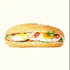 Hình ảnh Bánh mì ốp la 2 trứng