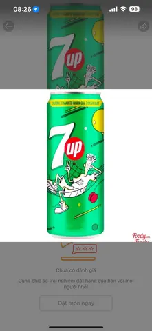 Hình ảnh Nước ngọt 7up + tẩy đá 
