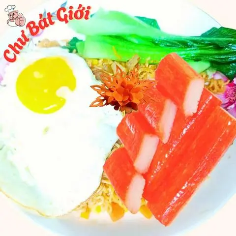 Hình ảnh Mì Trộn Thành Cua Trứng Chiên 