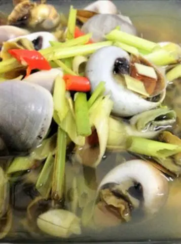 Hình ảnh Ốc mỡ hấp xã