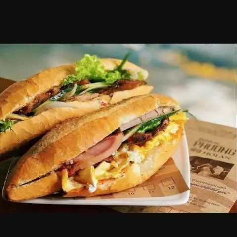 Hình ảnh Bánh mì trứng chả
