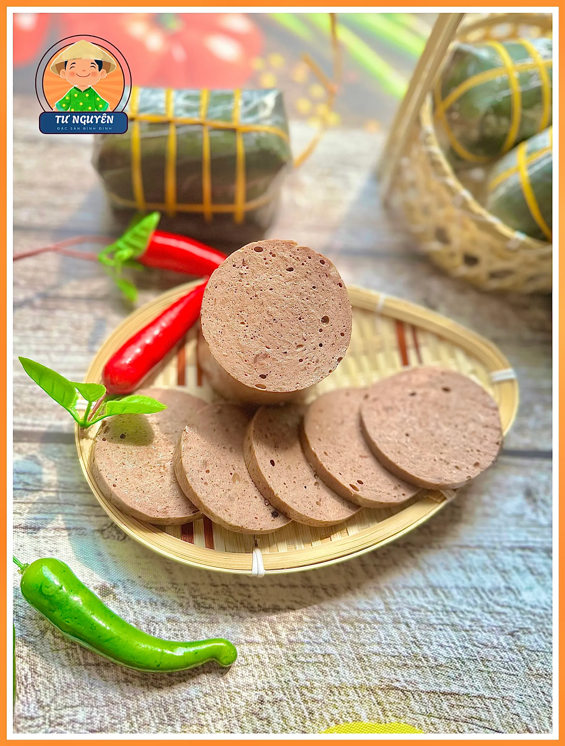 Hình ảnh Chả bò Bình Định - cây 500gr