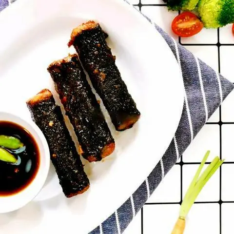 Hình ảnh Cá kèo chay kho tiêu - braised vegetarian fish with pepper