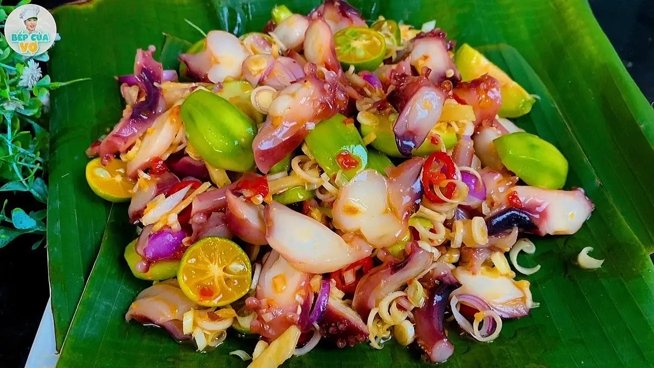 Hình ảnh Bạch tuộc sốt thái