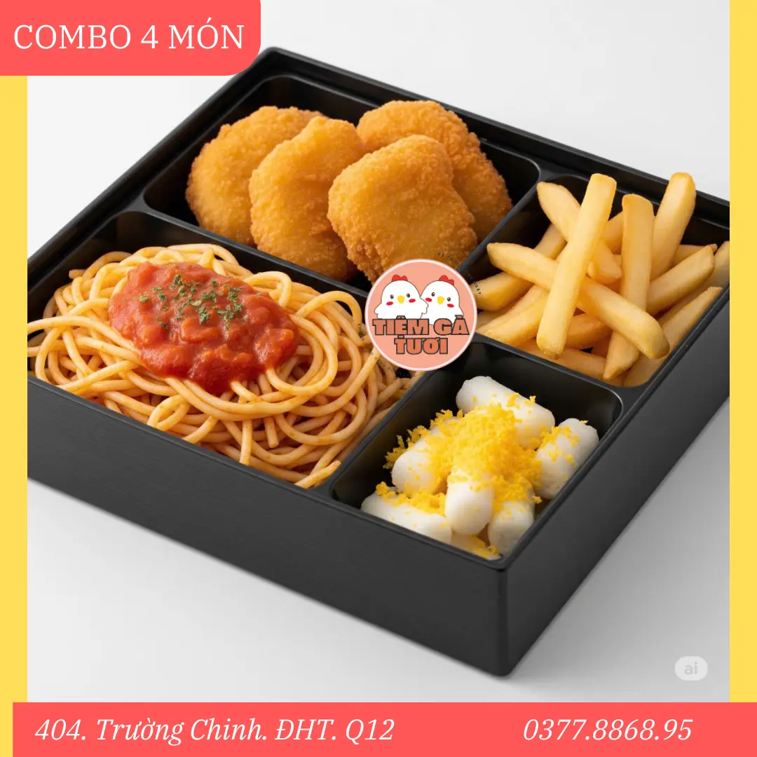 Hình ảnh COMBO MỲ Ỳ +GÀ VIÊN+KHOAI+BÁNH GẠO