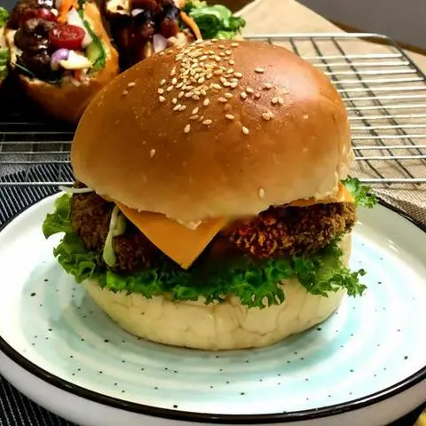 Hình ảnh Hamburger bò