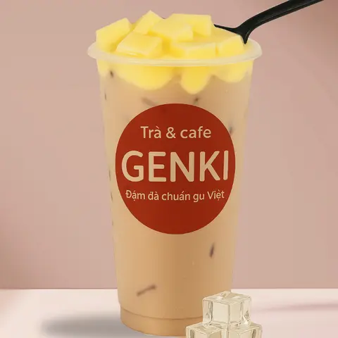 Hình ảnh Trà sữa puding phô mai