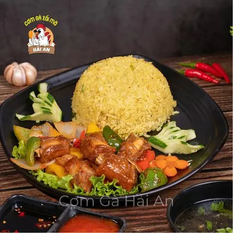 Hình ảnh Cơm Sườn Non Xào Chua Ngọt 