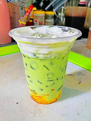 Hình ảnh Matcha Latte Xoài Kem Muối Ly Khổng Lồ 800ml