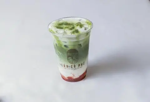 Hình ảnh Matcha dâu latte