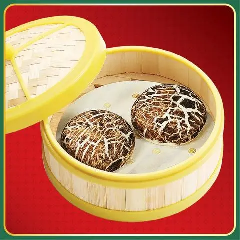 Hình ảnh (Set 2 cái)Bánh bao nấm(chay)