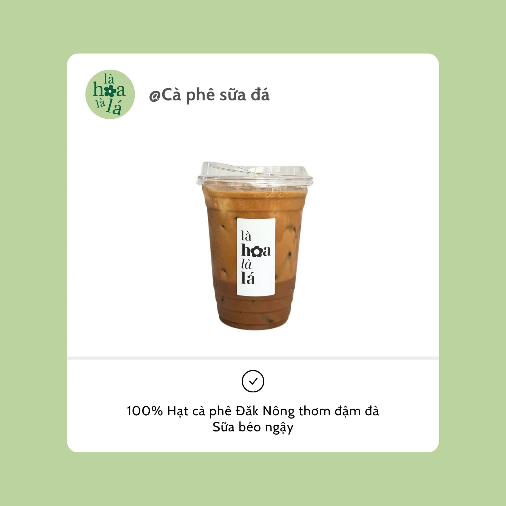 Hình ảnh Cafe Sữa Đá