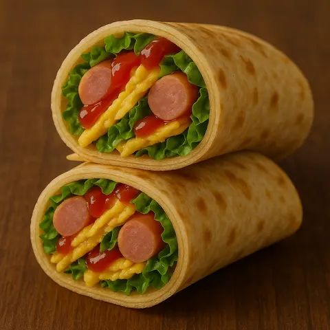 Hình ảnh Tacos trứng - xúc xích