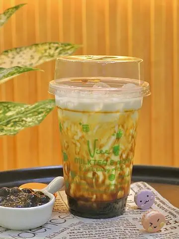 Hình ảnh Sữa tươi trân châu đường đen