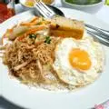 Hình ảnh Cơm bì trứng+canh