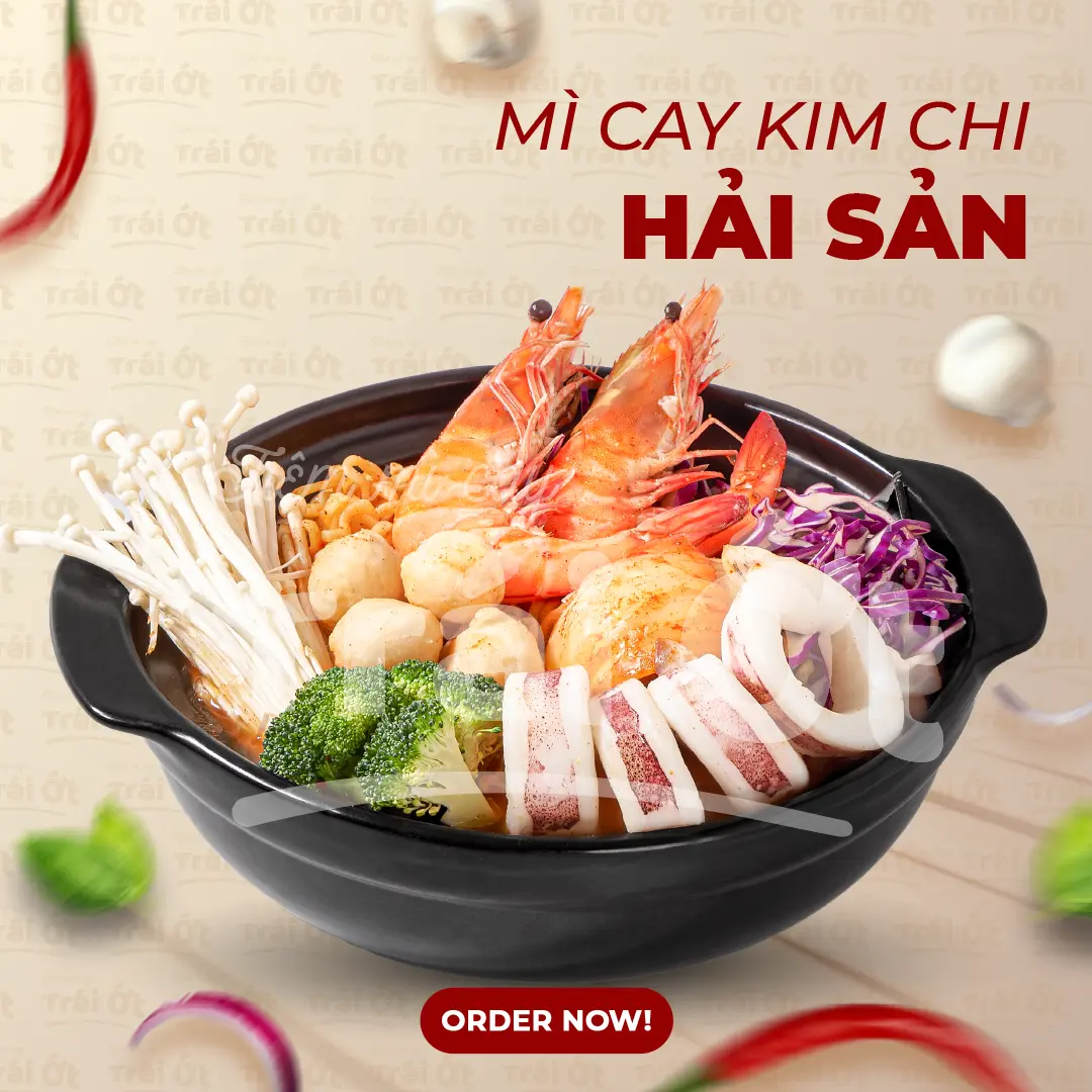 Hình ảnh Mì Cay Kim Chi Hải Sản