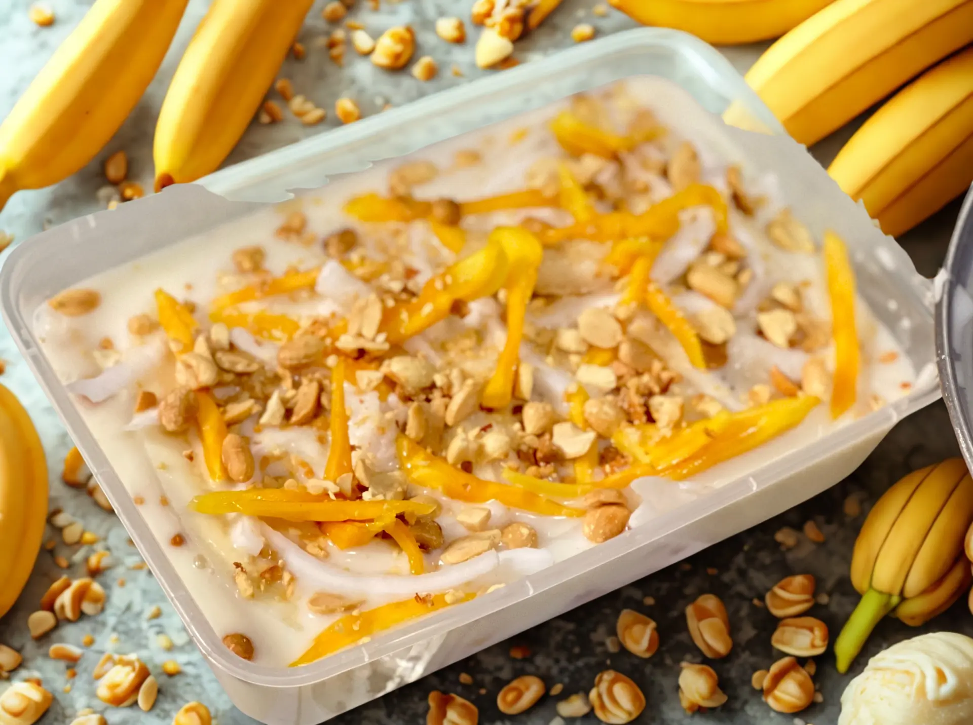 Hình ảnh Kem Chuối hộp
