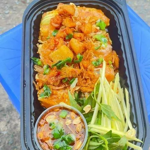 Hình ảnh dẻo phơi sương cuốn lắc khô bò tóp mỡ 