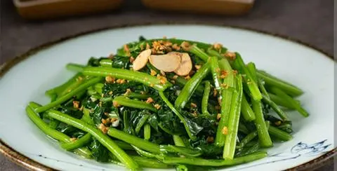 Hình ảnh rau muống xào 