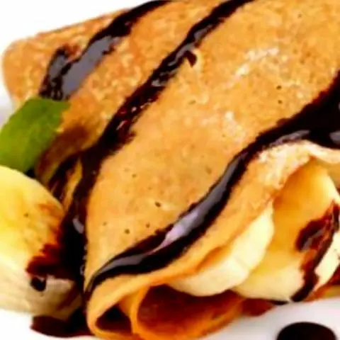 Hình ảnh Crepe sô-cô-la chuối 