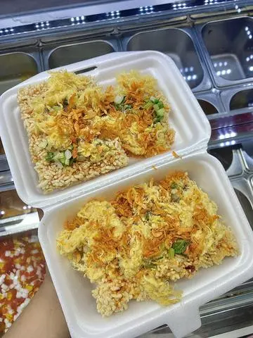 Hình ảnh CƠM CHÁY MỠ HÀNH CHÀ BÔNG