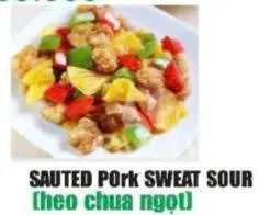 Hình ảnh heo chua ngọt
