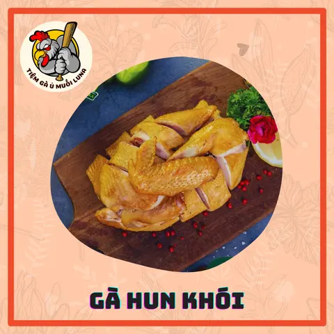 Hình ảnh 1 Sốt Chấm + Nửa Gà Hun Khói