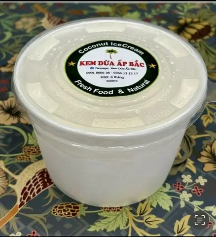 Hình ảnh Kem Dừa hộp 600ml (450g)