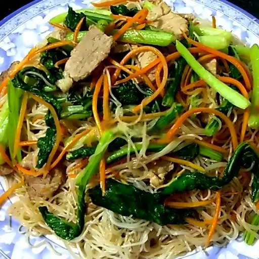Hình ảnh Bún xào tim
