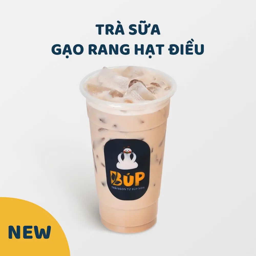 Hình ảnh Trà sữa gạo rang hạt điều