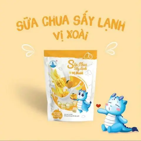 Hình ảnh Sữa chua sấy lạnh vị xoài