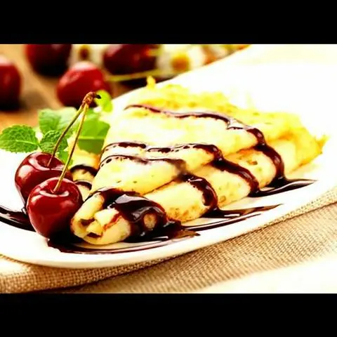 Hình ảnh Crepe sô-cô-la phomai