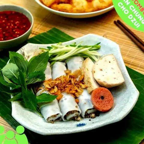 Hình ảnh Combo 3 bánh cuốn đầy đủ 