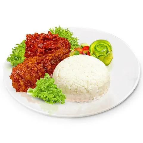 Hình ảnh CƠM GÀ PHỦ XỐT