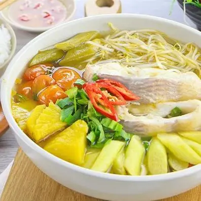 Hình ảnh Cơm canh chua cá