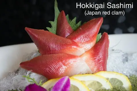 Hình ảnh Sashimi sò đỏ 