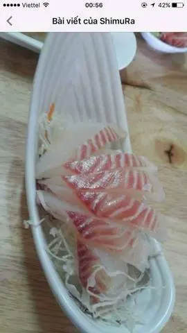 Hình ảnh Sashimi Cá trắng 