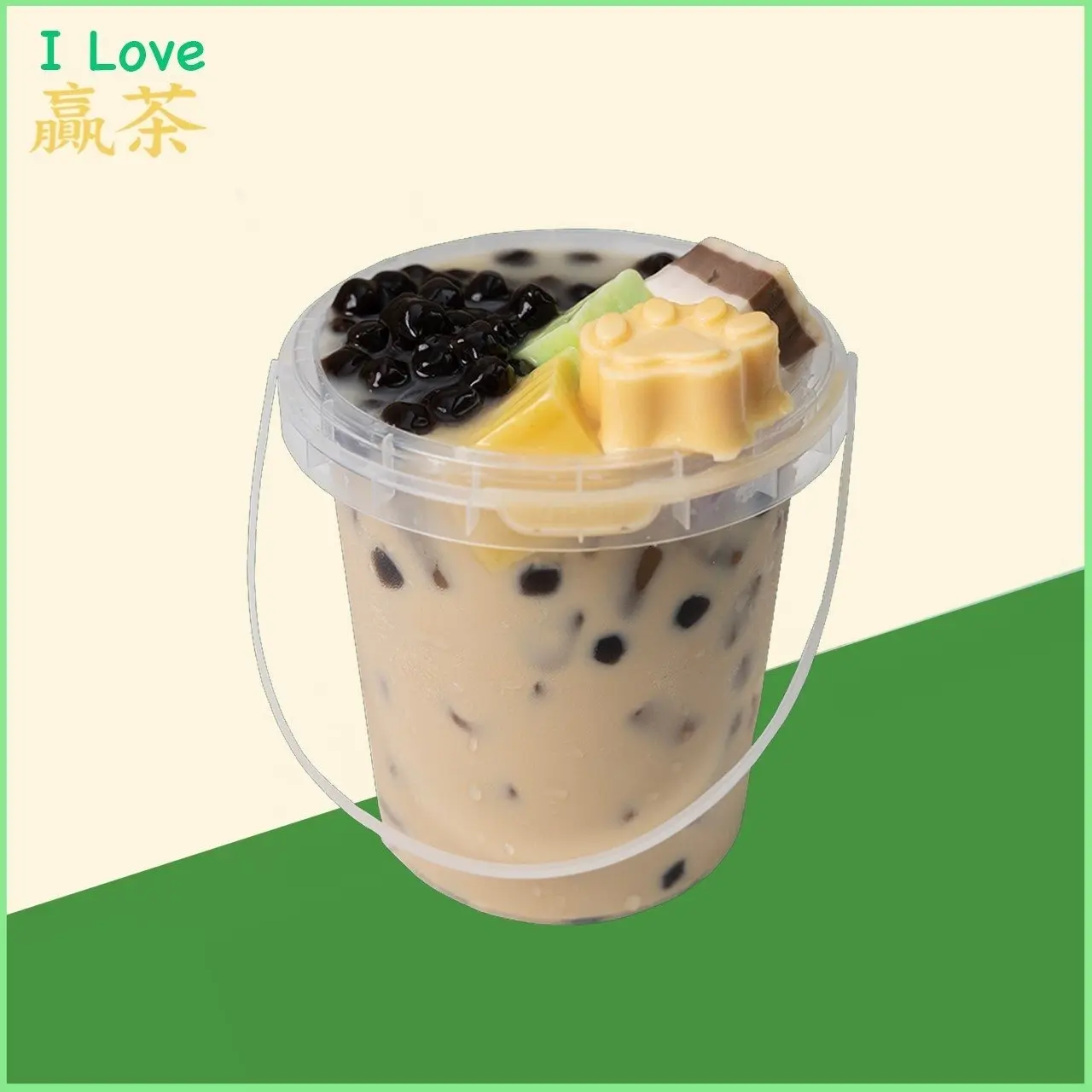 Hình ảnh  Ly Trà Sữa Truyền Thống Full Topping Size L