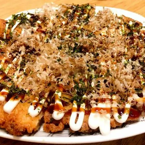 Hình ảnh Okonomi yaki - Bánh xèo Nhật Bản