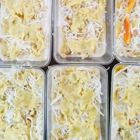 Hình ảnh KEM CHUỐI DỪA SẦU RIÊNG
